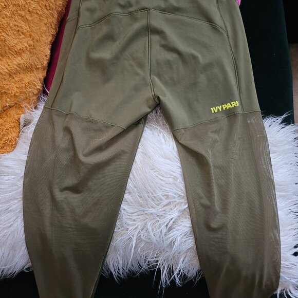 Peloton Adidas Ivy Park Collaboration Women's Green Leggings - Picture 6 of 6